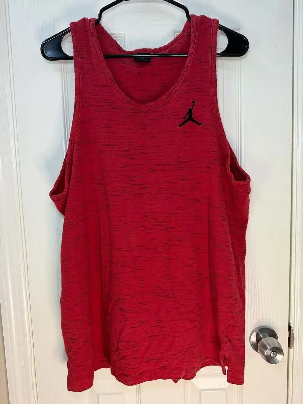 Jordan Jumpman Heathered Red Sleeveless Tank Top Men's XL